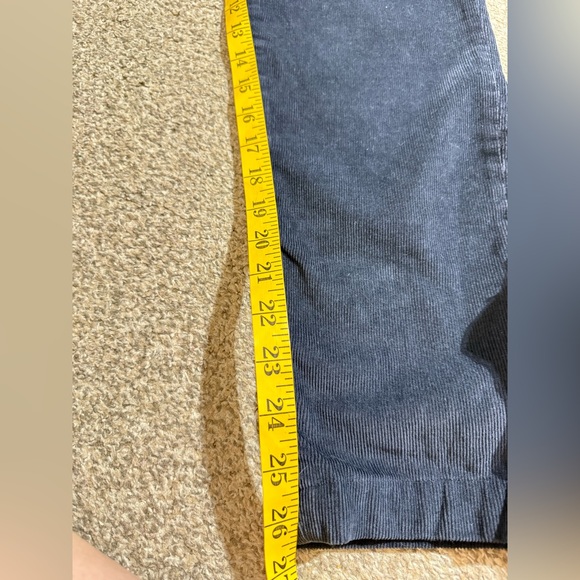 Y2K Brunello Cucinelli Dark Blue Corduroy Trousers - Picture 6 of 6